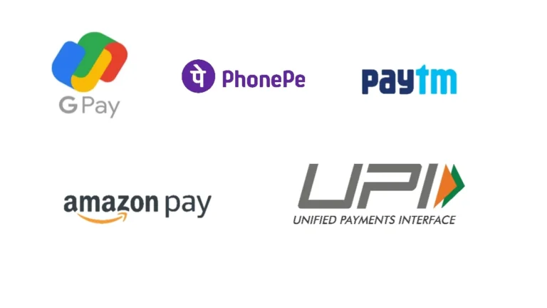 Accepted payment methods: GPay, PhonePe, Paytm, Amazon Pay, UPI